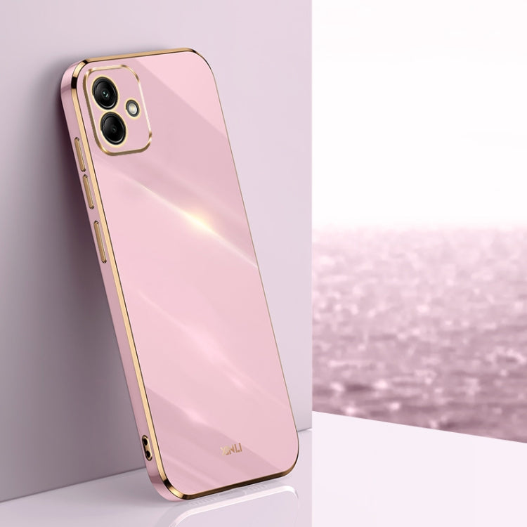 XINLI Straight Edge 6D Electroplate TPU Phone Case, For Samsung Galaxy A55, For Samsung Galaxy A35 5G, For Samsung Galaxy S24 Ultra 5G, For Samsung Galaxy S24+ 5G, For Samsung Galaxy S24 5G, For Samsung Galaxy A15, For Samsung Galaxy A05���������������...