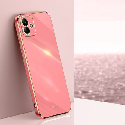 XINLI Straight Edge 6D Electroplate TPU Phone Case, For Samsung Galaxy A55, For Samsung Galaxy A35 5G, For Samsung Galaxy S24 Ultra 5G, For Samsung Galaxy S24+ 5G, For Samsung Galaxy S24 5G, For Samsung Galaxy A15, For Samsung Galaxy A05���������������...