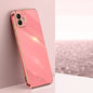 XINLI Straight Edge 6D Electroplate TPU Phone Case, For Samsung Galaxy A55, For Samsung Galaxy A35 5G, For Samsung Galaxy S24 Ultra 5G, For Samsung Galaxy S24+ 5G, For Samsung Galaxy S24 5G, For Samsung Galaxy A15, For Samsung Galaxy A05���������������...
