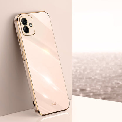 XINLI Straight Edge 6D Electroplate TPU Phone Case, For Samsung Galaxy A55, For Samsung Galaxy A35 5G, For Samsung Galaxy S24 Ultra 5G, For Samsung Galaxy S24+ 5G, For Samsung Galaxy S24 5G, For Samsung Galaxy A15, For Samsung Galaxy A05���������������...