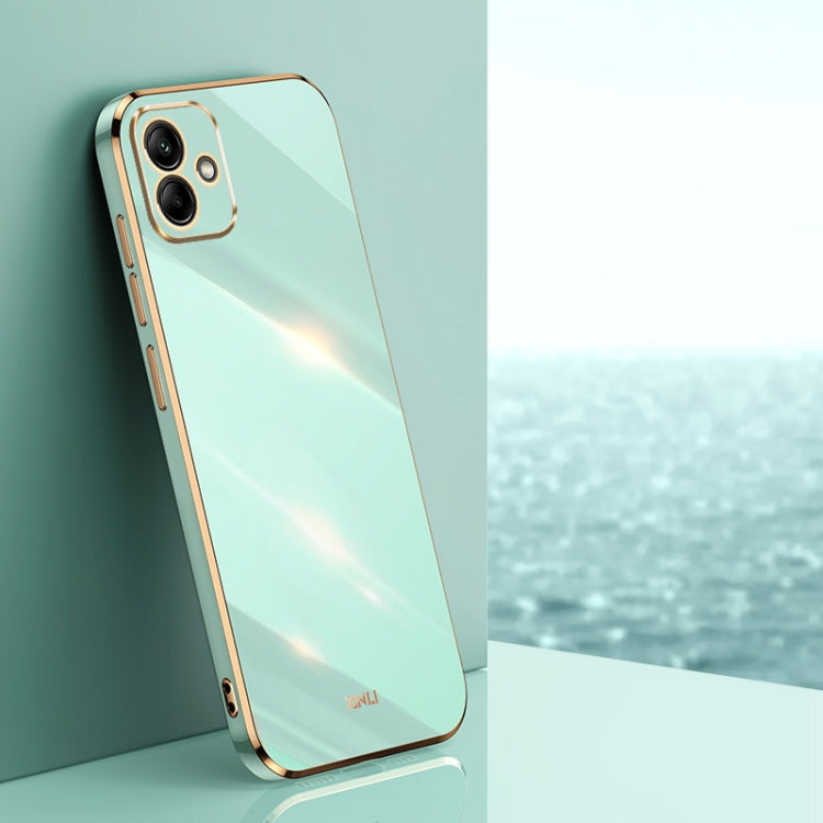 XINLI Straight Edge 6D Electroplate TPU Phone Case, For Samsung Galaxy A55, For Samsung Galaxy A35 5G, For Samsung Galaxy S24 Ultra 5G, For Samsung Galaxy S24+ 5G, For Samsung Galaxy S24 5G, For Samsung Galaxy A15, For Samsung Galaxy A05���������������...