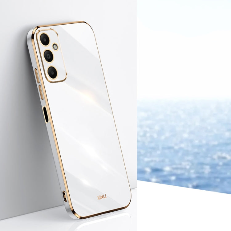 XINLI Straight Edge 6D Electroplate TPU Phone Case, For Samsung Galaxy A55, For Samsung Galaxy A35 5G, For Samsung Galaxy S24 Ultra 5G, For Samsung Galaxy S24+ 5G, For Samsung Galaxy S24 5G, For Samsung Galaxy A15, For Samsung Galaxy A05���������������...
