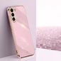 XINLI Straight Edge 6D Electroplate TPU Phone Case, For Samsung Galaxy A55, For Samsung Galaxy A35 5G, For Samsung Galaxy S24 Ultra 5G, For Samsung Galaxy S24+ 5G, For Samsung Galaxy S24 5G, For Samsung Galaxy A15, For Samsung Galaxy A05���������������...