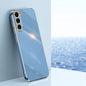 XINLI Straight Edge 6D Electroplate TPU Phone Case, For Samsung Galaxy A55, For Samsung Galaxy A35 5G, For Samsung Galaxy S24 Ultra 5G, For Samsung Galaxy S24+ 5G, For Samsung Galaxy S24 5G, For Samsung Galaxy A15, For Samsung Galaxy A05���������������...