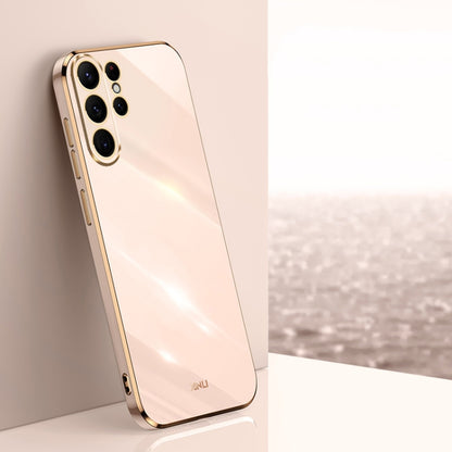 XINLI Straight Edge 6D Electroplate TPU Phone Case, For Samsung Galaxy A55, For Samsung Galaxy A35 5G, For Samsung Galaxy S24 Ultra 5G, For Samsung Galaxy S24+ 5G, For Samsung Galaxy S24 5G, For Samsung Galaxy A15, For Samsung Galaxy A05���������������...