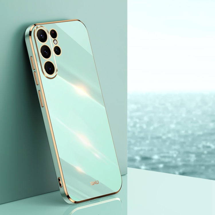 XINLI Straight Edge 6D Electroplate TPU Phone Case, For Samsung Galaxy A55, For Samsung Galaxy A35 5G, For Samsung Galaxy S24 Ultra 5G, For Samsung Galaxy S24+ 5G, For Samsung Galaxy S24 5G, For Samsung Galaxy A15, For Samsung Galaxy A05���������������...