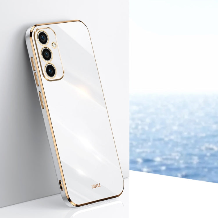 XINLI Straight Edge 6D Electroplate TPU Phone Case, For Samsung Galaxy A55, For Samsung Galaxy A35 5G, For Samsung Galaxy S24 Ultra 5G, For Samsung Galaxy S24+ 5G, For Samsung Galaxy S24 5G, For Samsung Galaxy A15, For Samsung Galaxy A05���������������...