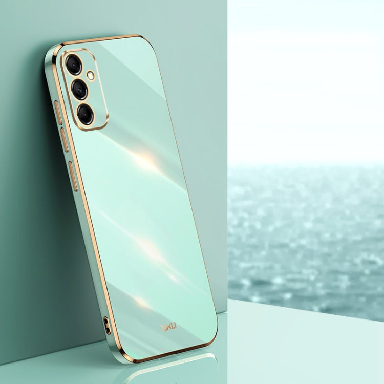 XINLI Straight Edge 6D Electroplate TPU Phone Case, For Samsung Galaxy A55, For Samsung Galaxy A35 5G, For Samsung Galaxy S24 Ultra 5G, For Samsung Galaxy S24+ 5G, For Samsung Galaxy S24 5G, For Samsung Galaxy A15, For Samsung Galaxy A05���������������...