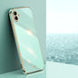 XINLI Straight Edge 6D Electroplate TPU Phone Case, For Samsung Galaxy M14 5G, For Samsung Galaxy A04e 4G