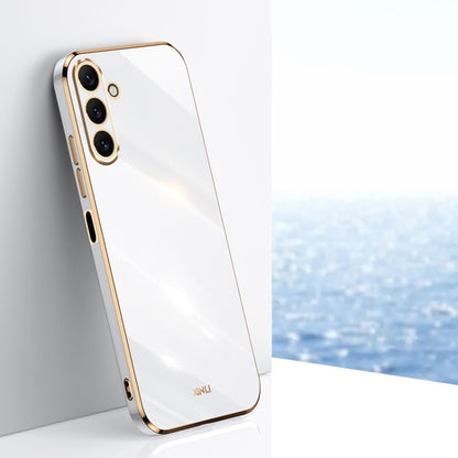 XINLI Straight Edge 6D Electroplate TPU Phone Case, For Samsung Galaxy A55, For Samsung Galaxy A35 5G, For Samsung Galaxy S24 Ultra 5G, For Samsung Galaxy S24+ 5G, For Samsung Galaxy S24 5G, For Samsung Galaxy A15, For Samsung Galaxy A05���������������...