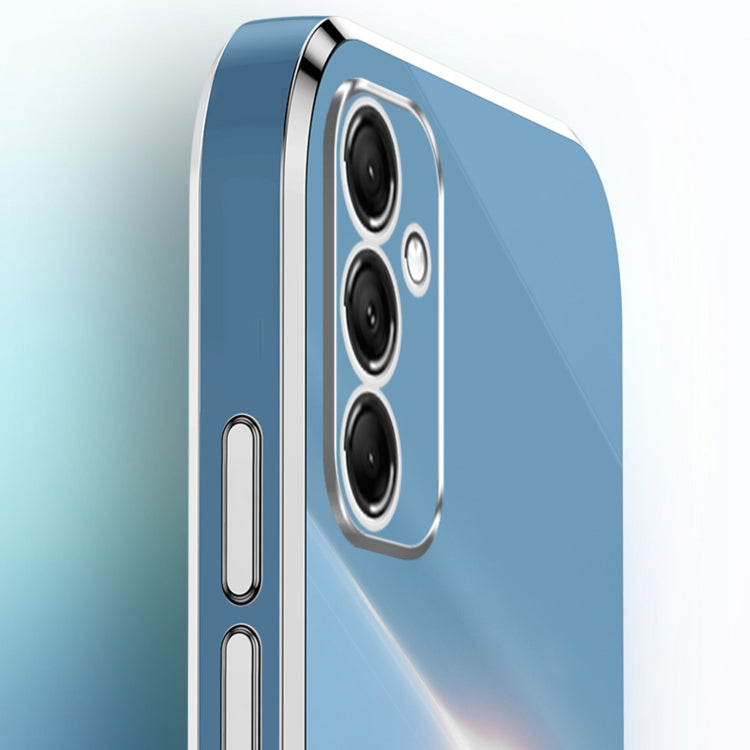 XINLI Straight Edge 6D Electroplate TPU Phone Case with Ring Holder, For Samsung Galaxy A15, For Samsung Galaxy A55, For Samsung Galaxy A35 5G, For Samsung Galaxy S24 Ultra 5G, For Samsung Galaxy S24+ 5G, For Samsung Galaxy S24 5G, For Samsung Galaxy A...