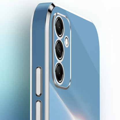 XINLI Straight Edge 6D Electroplate TPU Phone Case with Ring Holder, For Samsung Galaxy A15, For Samsung Galaxy A55, For Samsung Galaxy A35 5G, For Samsung Galaxy S24 Ultra 5G, For Samsung Galaxy S24+ 5G, For Samsung Galaxy S24 5G, For Samsung Galaxy A...