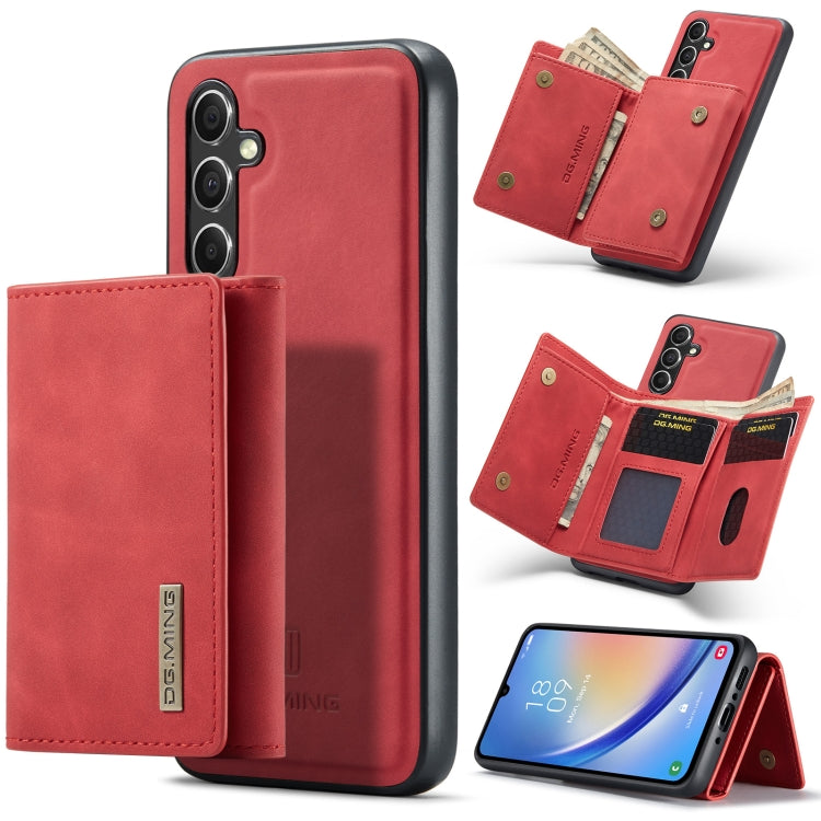 DG.MING M1 Series 3-Fold Multi Card Wallet + Magnetic Phone Case, For Samsung Galaxy A15 5G / A15 4G, For Samsung Galaxy A55 5G, For Samsung Galaxy A35 5G, For Samsung Galaxy S24 Ultra 5G, For Samsung Galaxy S24+ 5G, For Samsung Galaxy S24 5G����������...