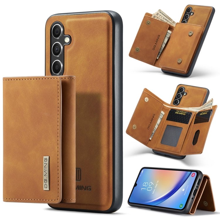DG.MING M1 Series 3-Fold Multi Card Wallet + Magnetic Phone Case, For Samsung Galaxy A15 5G / A15 4G, For Samsung Galaxy A55 5G, For Samsung Galaxy A35 5G, For Samsung Galaxy S24 Ultra 5G, For Samsung Galaxy S24+ 5G, For Samsung Galaxy S24 5G����������...