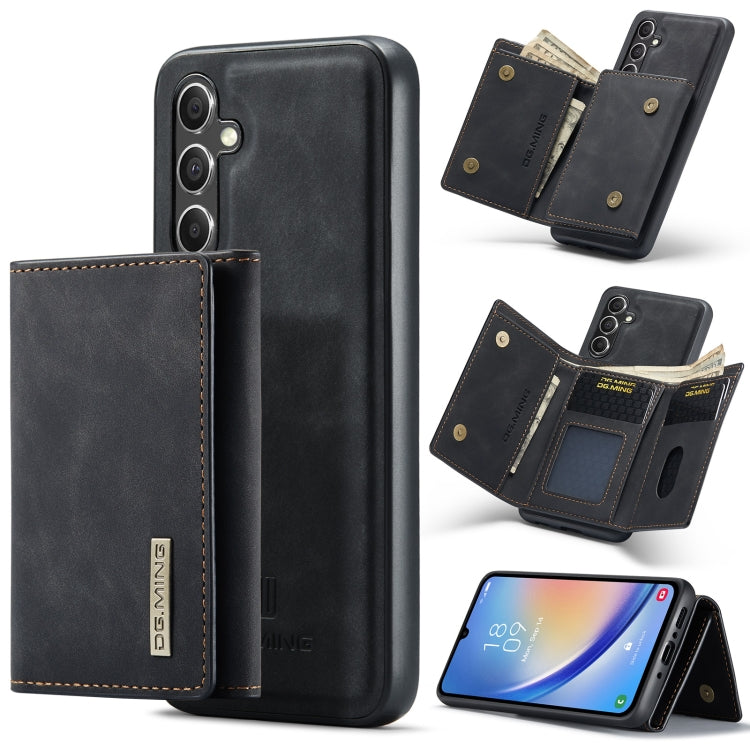 DG.MING M1 Series 3-Fold Multi Card Wallet + Magnetic Phone Case, For Samsung Galaxy A15 5G / A15 4G, For Samsung Galaxy A55 5G, For Samsung Galaxy A35 5G, For Samsung Galaxy S24 Ultra 5G, For Samsung Galaxy S24+ 5G, For Samsung Galaxy S24 5G����������...
