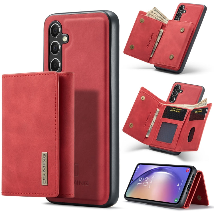 DG.MING M1 Series 3-Fold Multi Card Wallet + Magnetic Phone Case, For Samsung Galaxy A15 5G / A15 4G, For Samsung Galaxy A55 5G, For Samsung Galaxy A35 5G, For Samsung Galaxy S24 Ultra 5G, For Samsung Galaxy S24+ 5G, For Samsung Galaxy S24 5G����������...