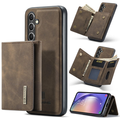 DG.MING M1 Series 3-Fold Multi Card Wallet + Magnetic Phone Case, For Samsung Galaxy A15 5G / A15 4G, For Samsung Galaxy A55 5G, For Samsung Galaxy A35 5G, For Samsung Galaxy S24 Ultra 5G, For Samsung Galaxy S24+ 5G, For Samsung Galaxy S24 5G����������...