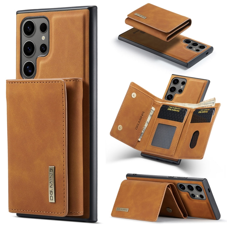 DG.MING M1 Series 3-Fold Multi Card Wallet + Magnetic Phone Case, For Samsung Galaxy A15 5G / A15 4G, For Samsung Galaxy A55 5G, For Samsung Galaxy A35 5G, For Samsung Galaxy S24 Ultra 5G, For Samsung Galaxy S24+ 5G, For Samsung Galaxy S24 5G����������...