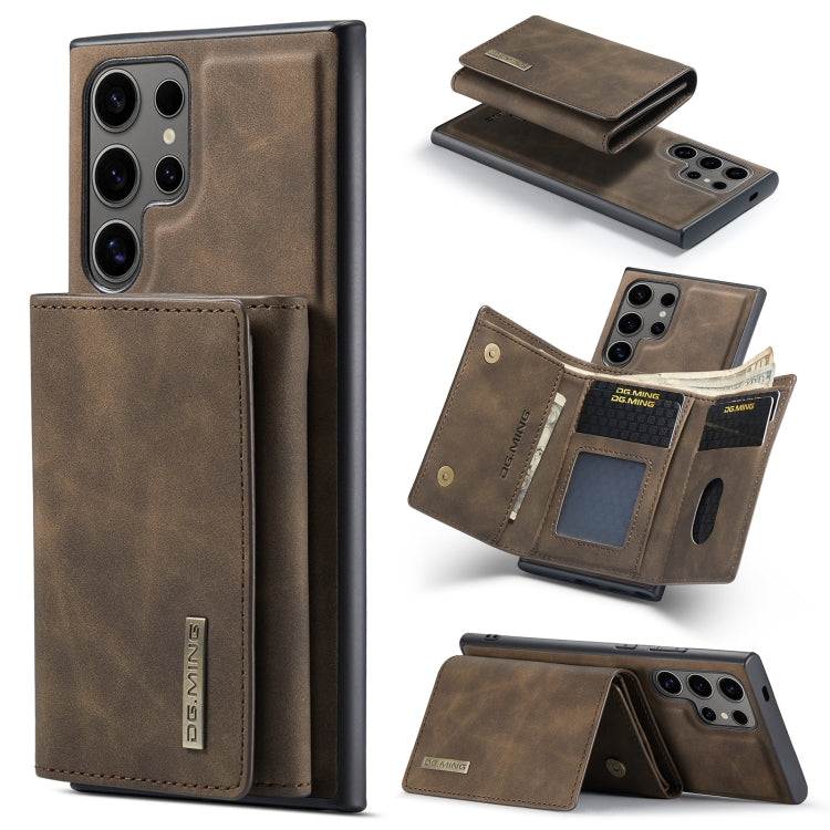 DG.MING M1 Series 3-Fold Multi Card Wallet + Magnetic Phone Case, For Samsung Galaxy A15 5G / A15 4G, For Samsung Galaxy A55 5G, For Samsung Galaxy A35 5G, For Samsung Galaxy S24 Ultra 5G, For Samsung Galaxy S24+ 5G, For Samsung Galaxy S24 5G����������...