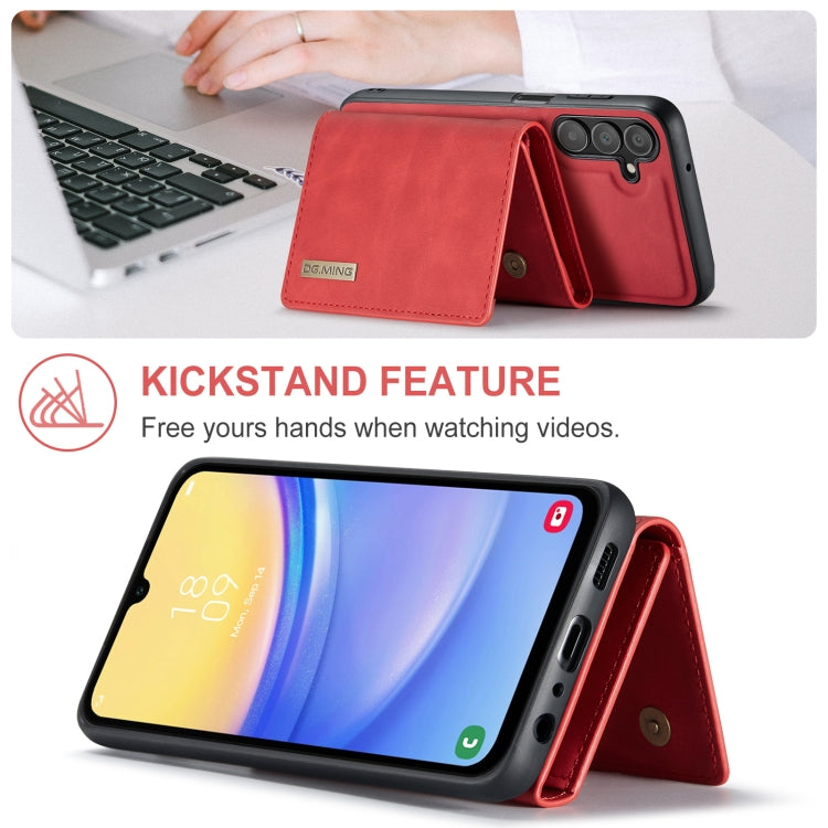 DG.MING M1 Series 3-Fold Multi Card Wallet + Magnetic Phone Case, For Samsung Galaxy A15 5G / A15 4G, For Samsung Galaxy A55 5G, For Samsung Galaxy A35 5G, For Samsung Galaxy S24 Ultra 5G, For Samsung Galaxy S24+ 5G, For Samsung Galaxy S24 5G����������...