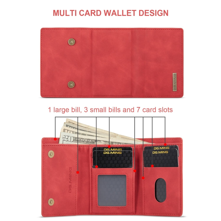 DG.MING M1 Series 3-Fold Multi Card Wallet + Magnetic Phone Case, For Samsung Galaxy A15 5G / A15 4G, For Samsung Galaxy A55 5G, For Samsung Galaxy A35 5G, For Samsung Galaxy S24 Ultra 5G, For Samsung Galaxy S24+ 5G, For Samsung Galaxy S24 5G����������...