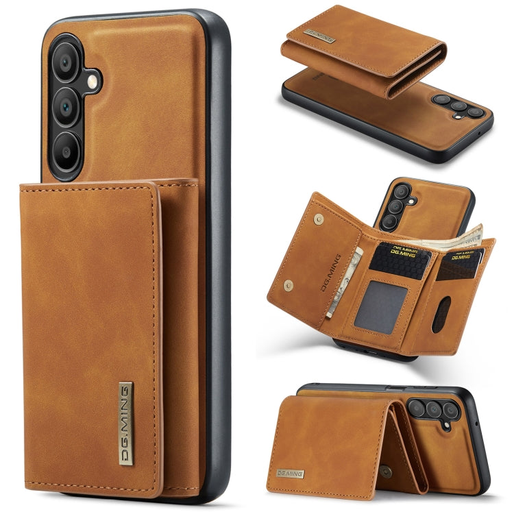 DG.MING M1 Series 3-Fold Multi Card Wallet + Magnetic Phone Case, For Samsung Galaxy A15 5G / A15 4G, For Samsung Galaxy A55 5G, For Samsung Galaxy A35 5G, For Samsung Galaxy S24 Ultra 5G, For Samsung Galaxy S24+ 5G, For Samsung Galaxy S24 5G����������...