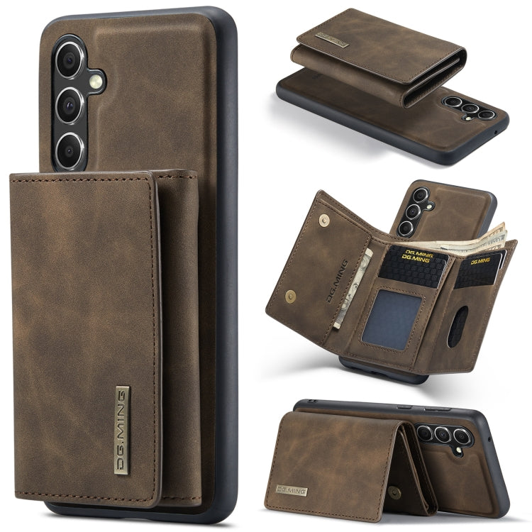 DG.MING M1 Series 3-Fold Multi Card Wallet + Magnetic Phone Case, For Samsung Galaxy A15 5G / A15 4G, For Samsung Galaxy A55 5G, For Samsung Galaxy A35 5G, For Samsung Galaxy S24 Ultra 5G, For Samsung Galaxy S24+ 5G, For Samsung Galaxy S24 5G����������...