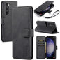DG.MING Retro Oil Edge Flip Leather Phone Case, For Samsung Galaxy S23 5G, For Samsung Galaxy S23 Ultra 5G