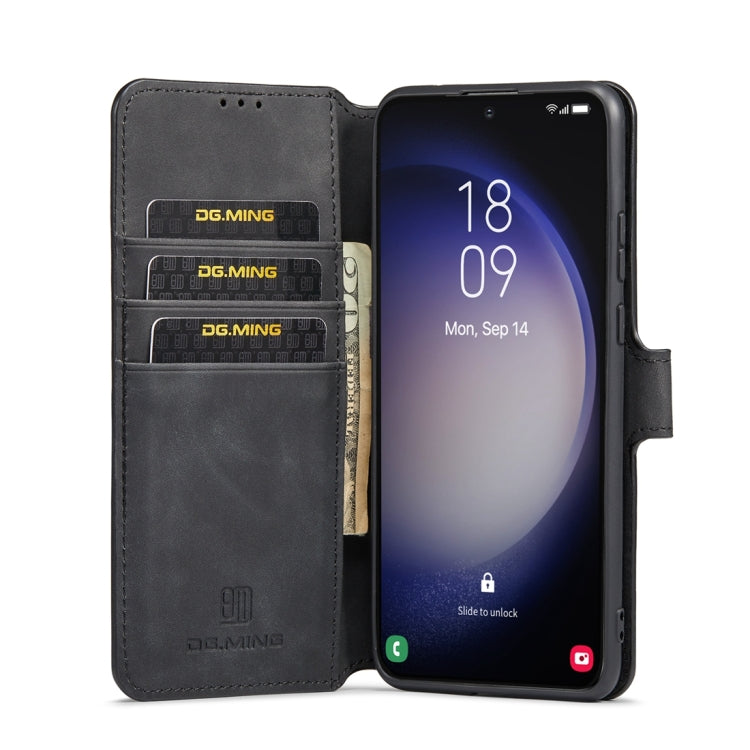 DG.MING Retro Oil Edge Flip Leather Phone Case, For Samsung Galaxy S23 5G, For Samsung Galaxy S23 Ultra 5G