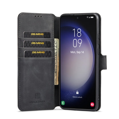 DG.MING Retro Oil Edge Flip Leather Phone Case, For Samsung Galaxy S23 5G, For Samsung Galaxy S23 Ultra 5G