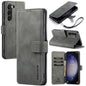 DG.MING Retro Oil Edge Flip Leather Phone Case, For Samsung Galaxy S23 5G, For Samsung Galaxy S23 Ultra 5G