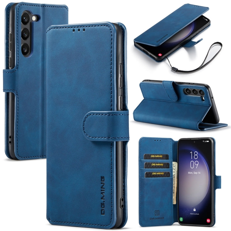 DG.MING Retro Oil Edge Flip Leather Phone Case, For Samsung Galaxy S23 5G, For Samsung Galaxy S23 Ultra 5G