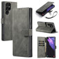 DG.MING Retro Oil Edge Flip Leather Phone Case, For Samsung Galaxy S23 5G, For Samsung Galaxy S23 Ultra 5G