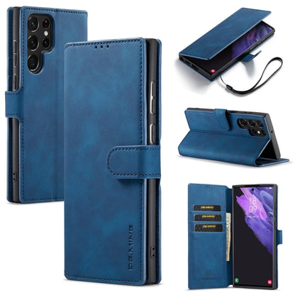 DG.MING Retro Oil Edge Flip Leather Phone Case, For Samsung Galaxy S23 5G, For Samsung Galaxy S23 Ultra 5G