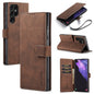 DG.MING Retro Oil Edge Flip Leather Phone Case, For Samsung Galaxy S23 5G, For Samsung Galaxy S23 Ultra 5G