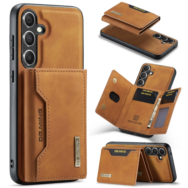 DG.MING M2 Series 3-Fold Multi Card Bag + Magnetic Phone Case, For Samsung Galaxy A15 5G / A15 4G, For Samsung Galaxy A55 5G, For Samsung Galaxy A35 5G, For Samsung Galaxy S24 Ultra 5G, For Samsung Galaxy S24+ 5G, For Samsung Galaxy S24 5G�������������...
