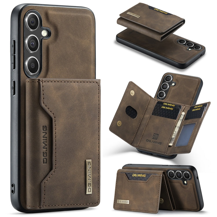 DG.MING M2 Series 3-Fold Multi Card Bag + Magnetic Phone Case, For Samsung Galaxy A15 5G / A15 4G, For Samsung Galaxy A55 5G, For Samsung Galaxy A35 5G, For Samsung Galaxy S24 Ultra 5G, For Samsung Galaxy S24+ 5G, For Samsung Galaxy S24 5G�������������...