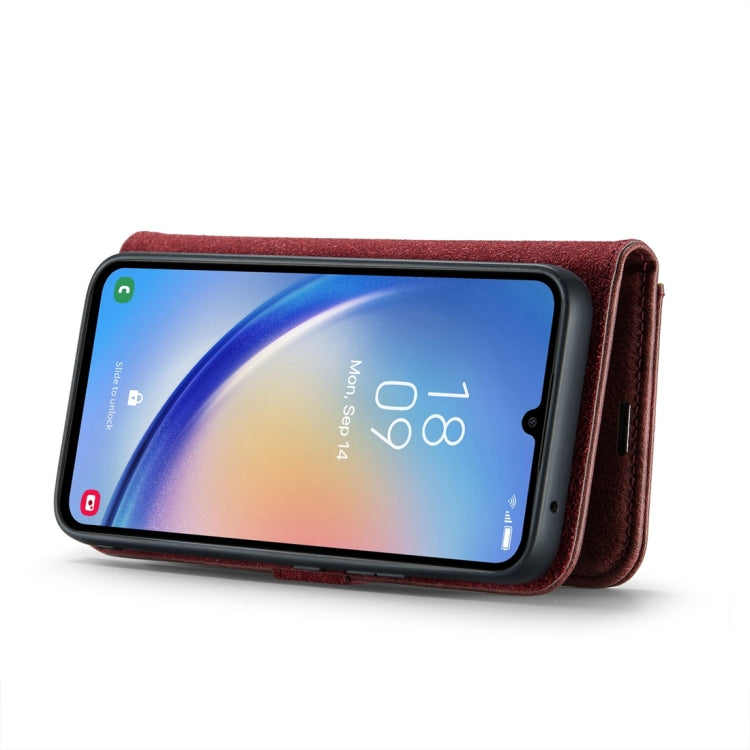 DG.MING Crazy Horse Texture Detachable Magnetic Leather Case, For Samsung Galaxy A34 5G, For Samsung Galaxy A54 5G