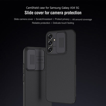 NILLKIN Black Mirror Series Camshield PC Phone Case, For Samsung Galaxy A15 5G, For Samsung Galaxy A34 5G, For Samsung Galaxy A25, For Samsung Galaxy A24 4G, For Samsung Galaxy M54 5G