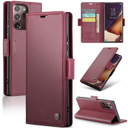 CaseMe 023 Butterfly Buckle Litchi Texture RFID Anti-theft Leather Phone Case, For Samsung Galaxy S21+ 5G, For Samsung Galaxy S21 Ultra 5G, For Samsung Galaxy Note20 Ultra, For Samsung Galaxy S20 Ultra, For Samsung Galaxy S20, For Samsung Galaxy S20+��...