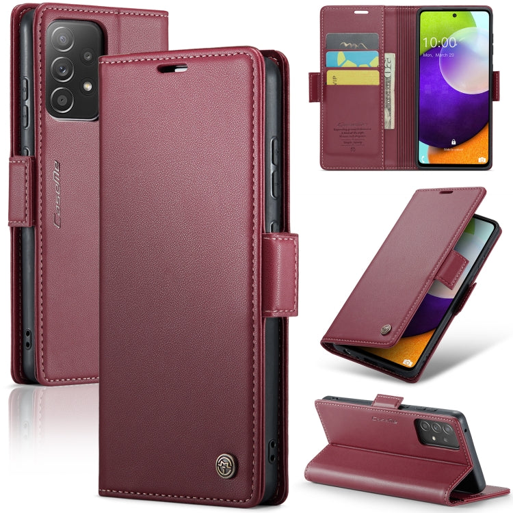 CaseMe 023 Butterfly Buckle Litchi Texture RFID Anti-theft Leather Phone Case, For Samsung Galaxy A12 5G, For Samsung Galaxy A13 4G/5G/A04s/A04/M13 5G, For Samsung Galaxy S20 FE, For Samsung Galaxy A23, For Samsung Galaxy A73 5G, For Samsung Galaxy A33...