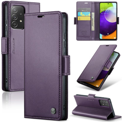 CaseMe 023 Butterfly Buckle Litchi Texture RFID Anti-theft Leather Phone Case, For Samsung Galaxy A12 5G, For Samsung Galaxy A13 4G/5G/A04s/A04/M13 5G, For Samsung Galaxy S20 FE, For Samsung Galaxy A23, For Samsung Galaxy A73 5G, For Samsung Galaxy A33...