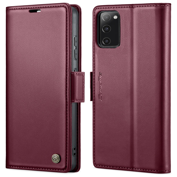 CaseMe 023 Butterfly Buckle Litchi Texture RFID Anti-theft Leather Phone Case, For Samsung Galaxy A12 5G, For Samsung Galaxy A13 4G/5G/A04s/A04/M13 5G, For Samsung Galaxy S20 FE, For Samsung Galaxy A23, For Samsung Galaxy A73 5G, For Samsung Galaxy A33...