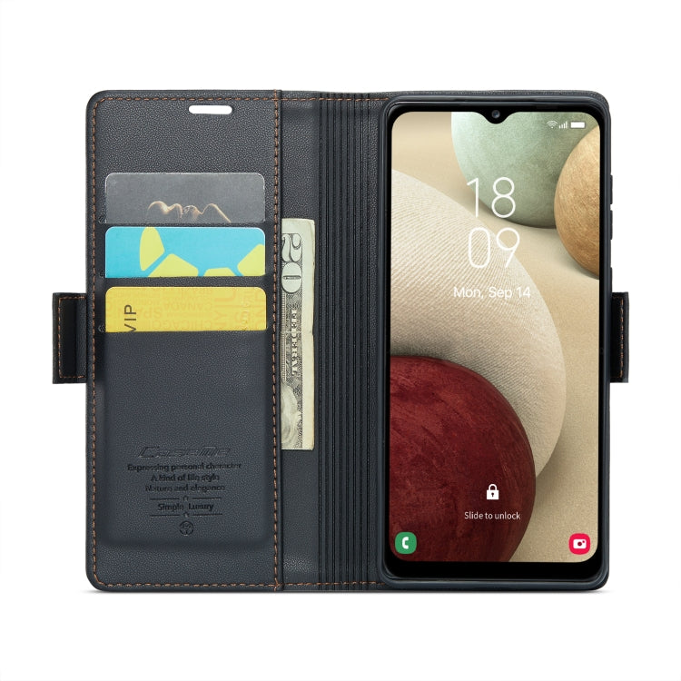 CaseMe 023 Butterfly Buckle Litchi Texture RFID Anti-theft Leather Phone Case, For Samsung Galaxy A12 5G, For Samsung Galaxy A13 4G/5G/A04s/A04/M13 5G, For Samsung Galaxy S20 FE, For Samsung Galaxy A23, For Samsung Galaxy A73 5G, For Samsung Galaxy A33...