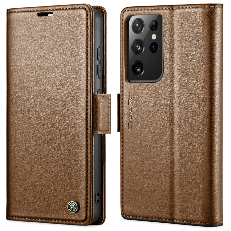 CaseMe 023 Butterfly Buckle Litchi Texture RFID Anti-theft Leather Phone Case, For Samsung Galaxy S21+ 5G, For Samsung Galaxy S21 Ultra 5G, For Samsung Galaxy Note20 Ultra, For Samsung Galaxy S20 Ultra, For Samsung Galaxy S20, For Samsung Galaxy S20+��...