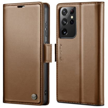 CaseMe 023 Butterfly Buckle Litchi Texture RFID Anti-theft Leather Phone Case, For Samsung Galaxy S21+ 5G, For Samsung Galaxy S21 Ultra 5G, For Samsung Galaxy Note20 Ultra, For Samsung Galaxy S20 Ultra, For Samsung Galaxy S20, For Samsung Galaxy S20+��...