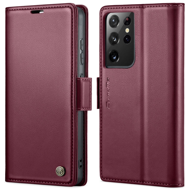 CaseMe 023 Butterfly Buckle Litchi Texture RFID Anti-theft Leather Phone Case, For Samsung Galaxy S21+ 5G, For Samsung Galaxy S21 Ultra 5G, For Samsung Galaxy Note20 Ultra, For Samsung Galaxy S20 Ultra, For Samsung Galaxy S20, For Samsung Galaxy S20+��...