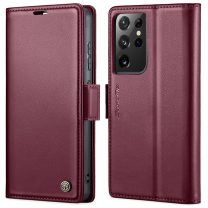 CaseMe 023 Butterfly Buckle Litchi Texture RFID Anti-theft Leather Phone Case, For Samsung Galaxy S21+ 5G, For Samsung Galaxy S21 Ultra 5G, For Samsung Galaxy Note20 Ultra, For Samsung Galaxy S20 Ultra, For Samsung Galaxy S20, For Samsung Galaxy S20+��...