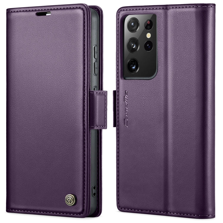 CaseMe 023 Butterfly Buckle Litchi Texture RFID Anti-theft Leather Phone Case, For Samsung Galaxy S21+ 5G, For Samsung Galaxy S21 Ultra 5G, For Samsung Galaxy Note20 Ultra, For Samsung Galaxy S20 Ultra, For Samsung Galaxy S20, For Samsung Galaxy S20+��...