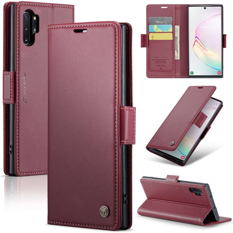 CaseMe 023 Butterfly Buckle Litchi Texture RFID Anti-theft Leather Phone Case, For Samsung Galaxy S21+ 5G, For Samsung Galaxy S21 Ultra 5G, For Samsung Galaxy Note20 Ultra, For Samsung Galaxy S20 Ultra, For Samsung Galaxy S20, For Samsung Galaxy S20+��...